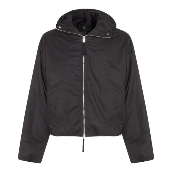 Thom Krom Black Jacket With Silver Zip Closure - NWT